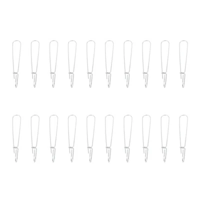 _20PCS Paper Pattern Hook Galvanized Steel 2.5x185mm Pattern Making Paper St - Image 1 of 4