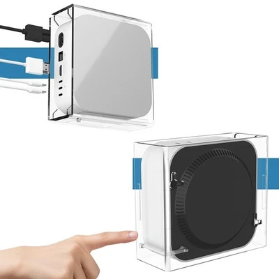 Acrylic Under Desk Holder Compatible with For Mac Mini Pro Series 2024 - Image 1 of 4