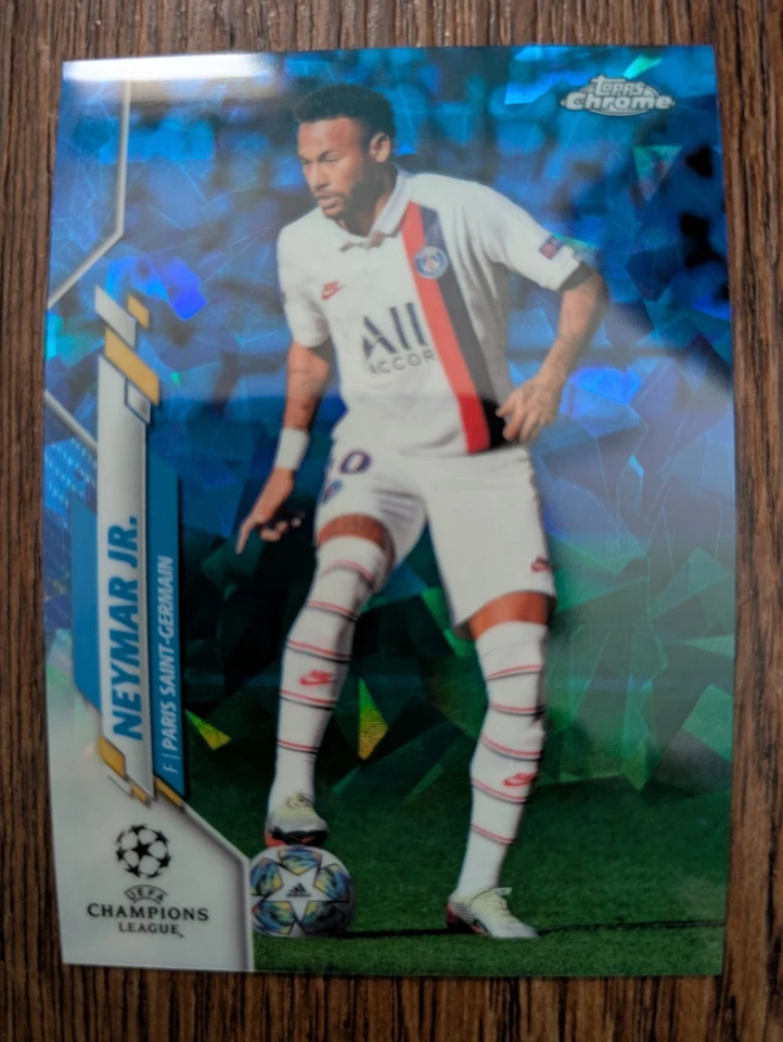 NEYMAR JR 2019-20 Topps Chrome Sapphire UEFA UCL Card PWE - Image 1 of 1