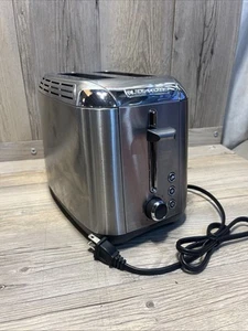 BLACK+DECKER  Rapid Toast 2-Slice Toaster, Stainless Steel - Picture 1 of 6