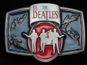 PK01172 *NOS* VINTAGE 1992 **THE BEATLES** MUSIC COMMEMORATIVE BELT BUCKLE - Picture 1 of 3