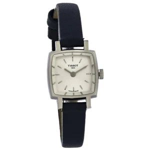 Reloj Tissot Lovely Series para mujer esfera plateada cuero azul T058.109.16.031.00 - Imagen 1 de 4