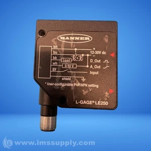 Banner Engineering Corp. LE250UQ Laser Displacement Sensor 1342 - Picture 1 of 8