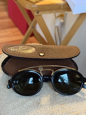 Ray Ban太阳眼镜复古1980年代Gatsby by Bausch & Lomb — 第 1/4 张图片