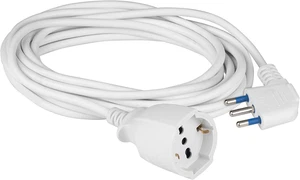 | PP2622X Prolunga Elettrica 250V Con Cavo Elettrico Bianco Estensibile 3 Metri, - Foto 1 di 12