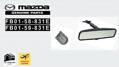 Juego de espejo retrovisor y base interior MAZDA RX-7 RX7 FD3S genuino OEM JDM Foto 1 de 3