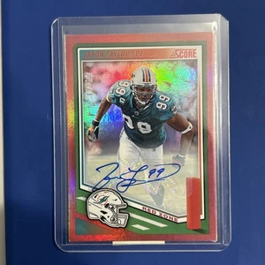 2025 Score Football Red Zone /20 Jason Taylor Autograph Miami Dolphins - Picture 1 of 4