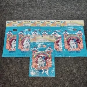 Vintage 1984 Hasbro einzigartige My Little Pony Geburtstag Beute Süßigkeiten Party Geschenktüten - Bild 1 von 6