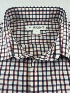 Camisa de sotavento Mizzen + principal para hombre XXL ribete a cuadros a cuadros rendimiento ropa para hombre - Imagen 1 de 6