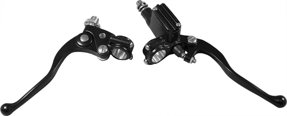 Universal Old School Hand Controls - Color: Black - Style: Throttle Controls - Imagem 1 de 1