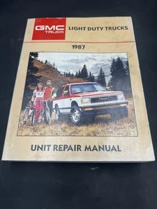 Manuel de réparation à l'unité pour camions légers GMC 1987 OEM - Photo 1/5