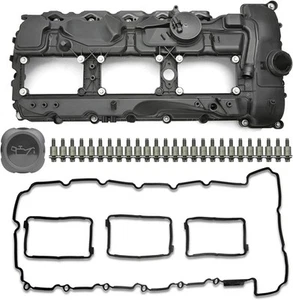 MITZONE N55 Engine Valve Cover with Gasket Bolts Kit & Oil Cap for Black-New - Picture 1 of 7