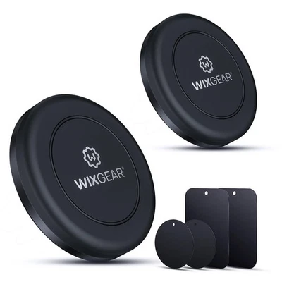 Universal Flat Stick On (2 Pack) Dashboard Magnetic Car Mount Holder for Cell... - Image 1 of 4