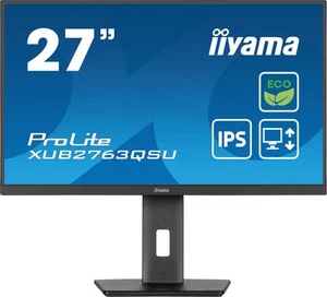 iiyama ProLite XUB2763QSU-B1 computer monitor 68.6 cm (27") 2560 x 1440 pixel... - Picture 1 of 12