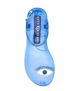 Sandalia Plana Katy Perry The Geli Slingback 🩴En Ojo Azul, Talla 7 Nueva $49 - Imagen 1 de 14