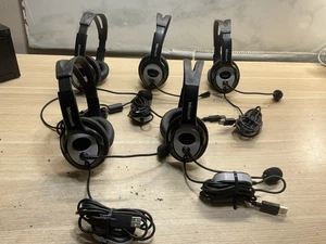 5 Microsoft LifeChat LX-3000 Digital USB Stereo Headset/Microphone /JUA2657 - Picture 1 of 4