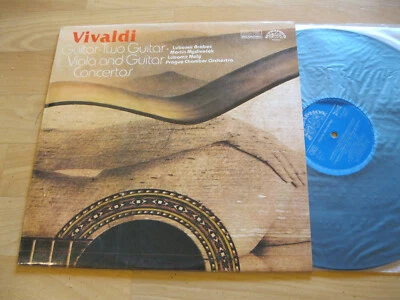 LP Vivaldi Guitar Two Guitar Viola Concertos Vinyl Supraphon CSSR 10 4126-1 - Bild 1 von 2