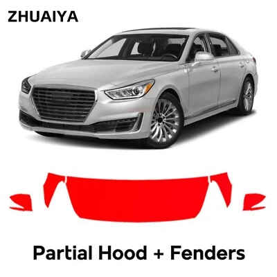 Película de protección de pintura PPF precortada con capucha para Genesis G90 2017-2018 Foto 1 de 4