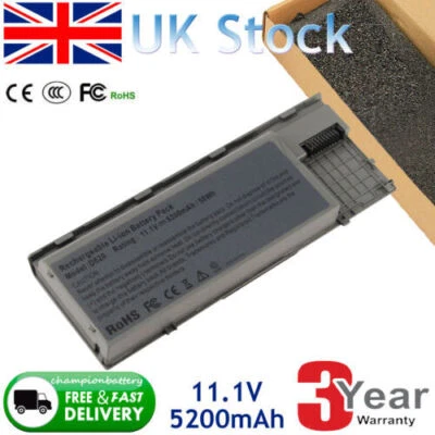D620 Battery for Dell Latitude D630 D631 Precision M2300 PC764 TC030 JD634 KD494 - Image 1 of 4
