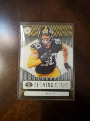 2020 PANINI ILLUSIONS SHINING STARS T.J. WATT PITTSBURGH STEELERS #SS20(S1) - Image 1 of 2