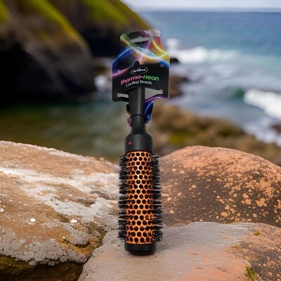 Auténtico DENMAN Hecho en Reino Unido Cepillo cepillado 38 mm ThermoNeon OrangeDenman D074 Foto 1 de 3