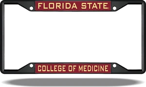 Marco de matrícula negro Florida State MEDICINE - Imagen 1 de 1
