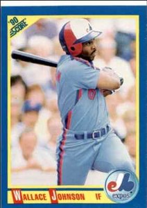 1990 Score Wallace Johnson Montreal Expos #479