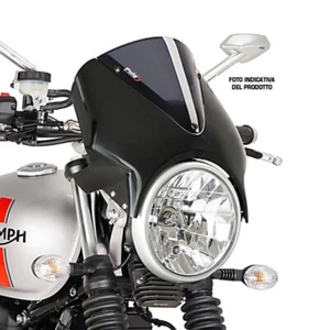 Puig Cupolino Univ. Vision Yamaha Ybr125/Custom 2008-2013 Noir-Fumé Sombre - Photo 1/1