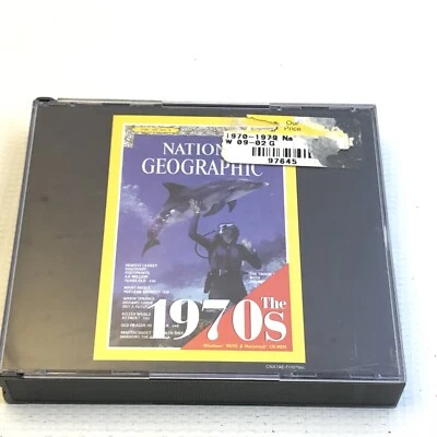 National Geographic Magazine PC CDROM The 1970's Disc 4 Set  Windows 95 98 XP - Image 1 of 4