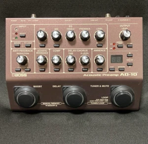 Boss AD-10 Acoustic Preamp Guitar Processor Effects Pedal used - Picture 1 of 5