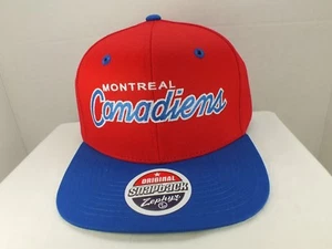 Montreal Canadiens Retro Vintage NHL Snapback CAP Hat NEW By Zephyr - Picture 1 of 6