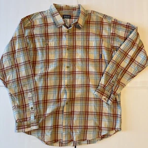 Patagonia Men's Adult Size XL Plaid Organic Cotton Long Sleeve Button Shirt - Picture 1 of 8
