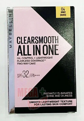 REFILL, MAYBELLINE ClearSmooth ALL IN ONE SHINE FREE CAKE POWDER #04 HONEY - Image 1 of 2