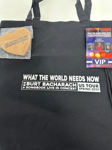 Burt Bacharach Tribute Tour 2025 Tasche, VIP Laminat, Getränkeuntersetzer Todd Rundgren - Bild 1 von 3