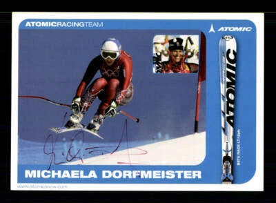 Michaela Dorfmeister Autogrammkarte Original Signiert Skialpine + A 225134 - Bild 1 von 2