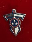 Nfl Tennessee Titans Enamel Sword Shield Logo Pin No Back .75"