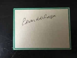 EDWARD DE SOUZA - JAMES BOND FILM ACTOR - EXCELLENT SIGNED CARD - Picture 1 of 1