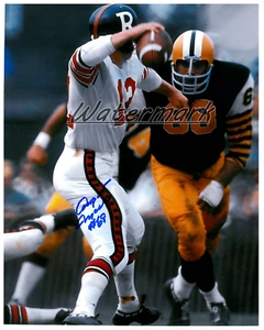 Foto CFL Ottawa Rough Riders Russ Jackson Hamilton Angelo Mosca Color 8 x 10  - Imagen 1 de 1