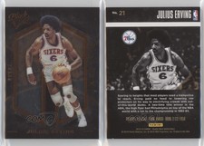 2015-16 Panini Black Gold Bronze Julius Erving #21 HOF