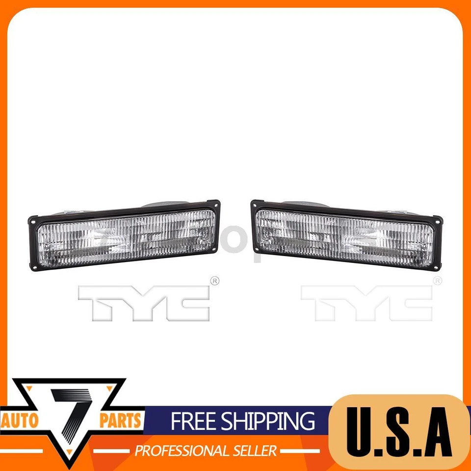 Conjunto de luz de giro/estacionamiento delantera TYC para Chevrolet C3500 1994-2000 Foto 1 de 4