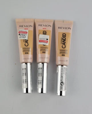 3 PACK REVLON PHOTOREADY CANDID ANTIOXYDANT CONCEALER 015 LIGHT - Image 1 of 4