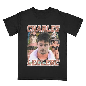 CUSTOM T SHIRT Charles Leclerc Vintage Shirt Bootleg Shirt Formula 1 Racing - Picture 1 of 5