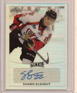 SHAWN ELEMENT 2016-17 ITG LEAF METAL HOCKEY AUTO SILVER PRISMATIC - Bild 1 von 1