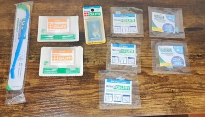 LOTE GOMA 614 Proxabrush mango y Go-Betweens 22 recambios de cepillo cónicos/anchos Foto 1 de 4