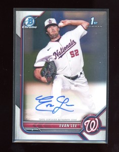 Evan Lee 2022 Bowman Chrome 1st Bowman Base Autograph #CPA-EL