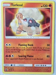 Tarjeta Pokémon Torkoal 29/168 casi nueva/m - Tormenta Celestial - envío combinado de $2 - Imagen 1 de 2