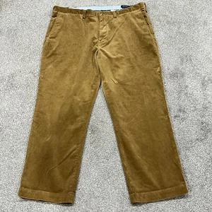 Pantalones Polo Ralph Lauren Para Hombre 42x30 Marrón Recto Elastizado Calce Clásico Preppy - Imagen 1 de 24