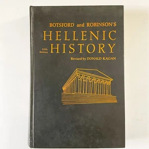 Botsford Robinsons Hellenic History Fifth Edition Hardcover Book Donald Kagan - Picture 1 of 24
