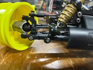 Vintage Kyosho Optima Mid SWB 4wd RC Buggy RTR Hitec Lynx Lemans Duratrax Blast - Picture 1 of 14