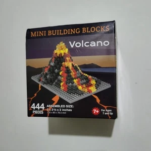 ✨️ MINI BUILDING BLOCKS Volcano - Brand New Sealed - 444 Pieces - Picture 1 of 5